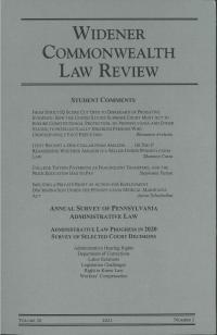 Widener Commonwealth Law Review | Widener Commonwealth Law Review